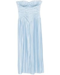 Cult Gaia - Ashika Ruched Pleated Midi Dress - Lyst