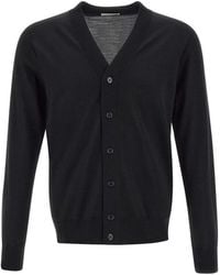 Paolo Pecora - V-Neck Button-Up Cardigan - Lyst
