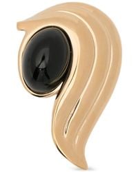 Ferragamo - Broche Sculptée Ornée D'Un Cabochon - Lyst