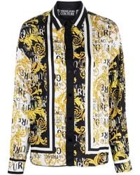 Versace Jeans Couture - Barocco Print Blouse - Lyst