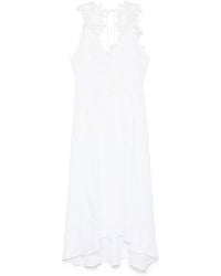 Maurizio Mykonos - レースディテール マキシドレス - Lyst