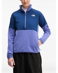 The North Face - Sweater Met Colourblocking En Rits - Lyst