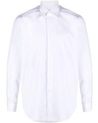 Xacus - Pointed-collar Cotton Shirt - Lyst