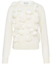 Comme des Garçons - Pull À Fleurs - Lyst