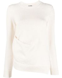 Jil Sander - Fine-Knit Long-Sleeve Jumper - Lyst