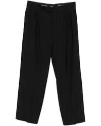 KARL LAGERFELD - Pleated Wide-Leg Trousers - Lyst