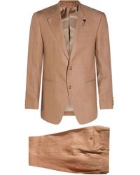 Lardini - Brooch-Detail Suit - Lyst