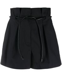 3.1 Phillip Lim - Paperbag-waist Mini Shorts - Lyst