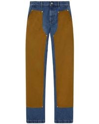 Stella McCartney - Panelled Straight-Leg Jeans - Lyst