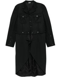 Comme des Garçons - Button-Fastening Flap-Pocket Coat - Lyst