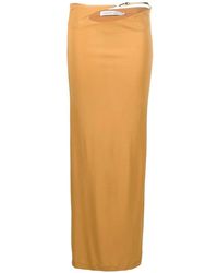 Christopher Esber - Sculpted-Strap Column Maxi Skirt - Lyst