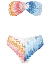 Missoni - Set Bikini Con Motivo A Zigzag - Lyst