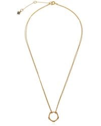 Tory Burch - Miller Stud Pendant Necklace - Lyst
