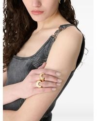 Marine Serre - Moon Rhinestone Ring - Lyst
