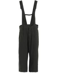 Y's Yohji Yamamoto - Button-Fastening Overalls - Lyst