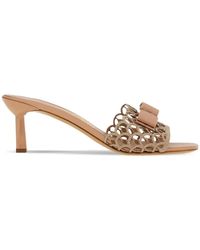 Ferragamo - Alvatore Ferragamo - Vara Sandals - Lyst