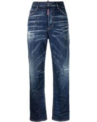 DSquared² - Vaqueros Rectos Con Motivo De Salpicadura De Pintura - Lyst