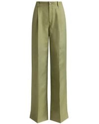 Ralph Lauren - Pantalon Plissé À Taille Haute - Lyst