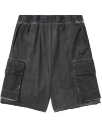 Izzue - Cold-dye Cotton Cargo Shorts - Lyst