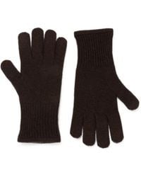 ABSOLUT CASHMERE - Ribbed-Cuff Gloves - Lyst