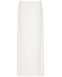 TANIA ORELLANA - Oriental Straight-Cut Maxi Skirt - Lyst