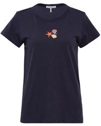 Rag & Bone - T-Shirt mit Stickerei - Lyst