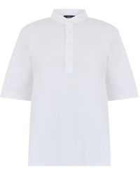 Herno - Button Short-Sleeve T-Shirt - Lyst