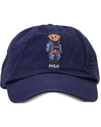 Polo Ralph Lauren - Polo Bear-embroidered Cotton Baseball Cap - Lyst