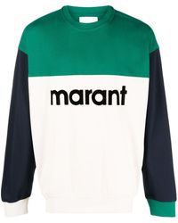 Isabel Marant - Aftone Sweatshirt in Colour-Block-Optik - Lyst