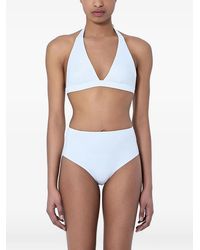 Max Mara - Halter-Neck Elasticated-Underband Bra - Lyst