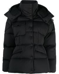 Moncler - Logo-patch Hooded Padded Jacket - Lyst