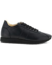 The Row - Lace-Up Leather Sneakers - Lyst