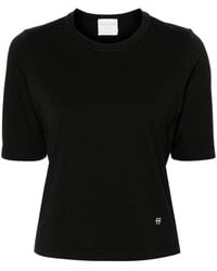Forte Forte - T-shirt en coton biologique à logo brodé - Lyst