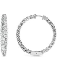 Diamond Essentials - Creolen Mit Diamanten - Lyst