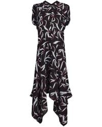 Proenza Schouler - Sybella Asymmetric Midi Dress - Lyst