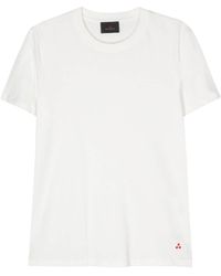 Peuterey - T-shirt en coton à logo brodé - Lyst