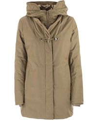 Fay - Zip-Up Hooded Parka - Lyst