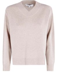 Maison Kitsuné - V-Neck Merino-Wool Sweater - Lyst