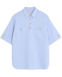 Valentino Garavani - Oxford Cotton Polo Shirt - Lyst