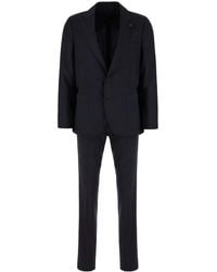Lardini - Brooch-Detail Suit - Lyst