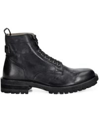 AllSaints - Lace-Up Leather Boots - Lyst