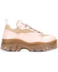 msgm chunky strap sneakers