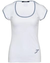 Jacquemus - Espiral Stripe-Trim T-Shirt - Lyst