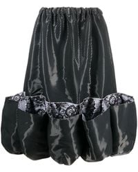 Comme des Garçons - Falda Con Dobladillo Abombado Y Ribete De Encaje - Lyst