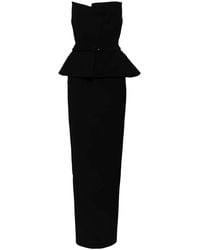 Roland Mouret - Draped Crepe Gown - Lyst