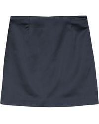 Manuel Ritz - High-waist Satin Miniskirt - Lyst