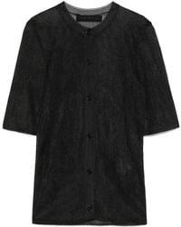 ALAINPAUL - Ribbed-Knit Cardigan - Lyst