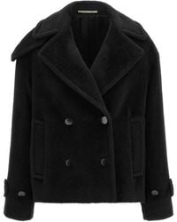 Tagliatore - Sheila Double-Breasted Coat - Lyst