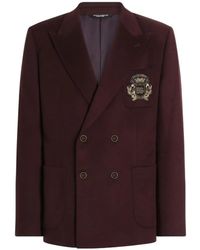 Dolce & Gabbana - Portofino Double-Breasted Cashmere Jacket - Lyst