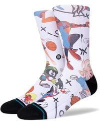 Stance - Cartoon-Print Crew Socks - Lyst